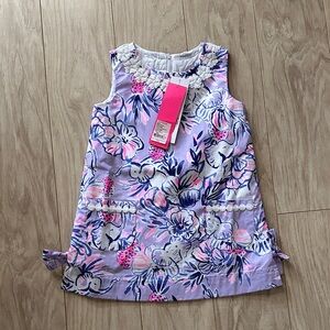 NWT Lilly Pulitzer Little Lilly Shift in Trunks in the Air Size 2T